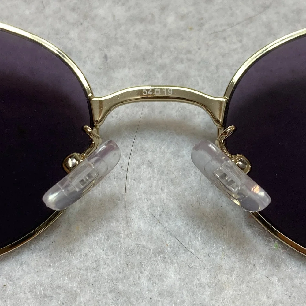 Tory Burch TY1071 1109/8H Sunglasses Womens 54mm Gold Purple Oval